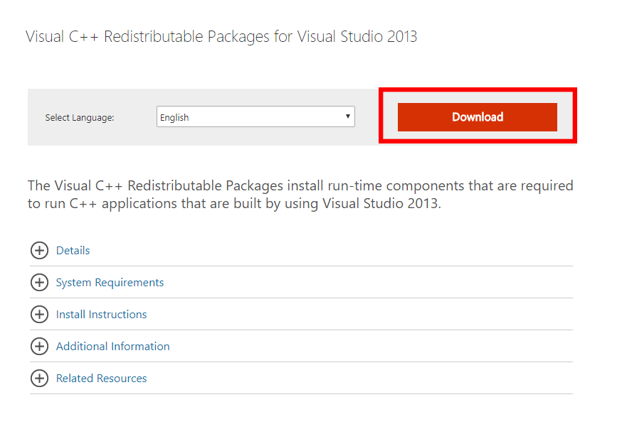 download vc++ all redist packages