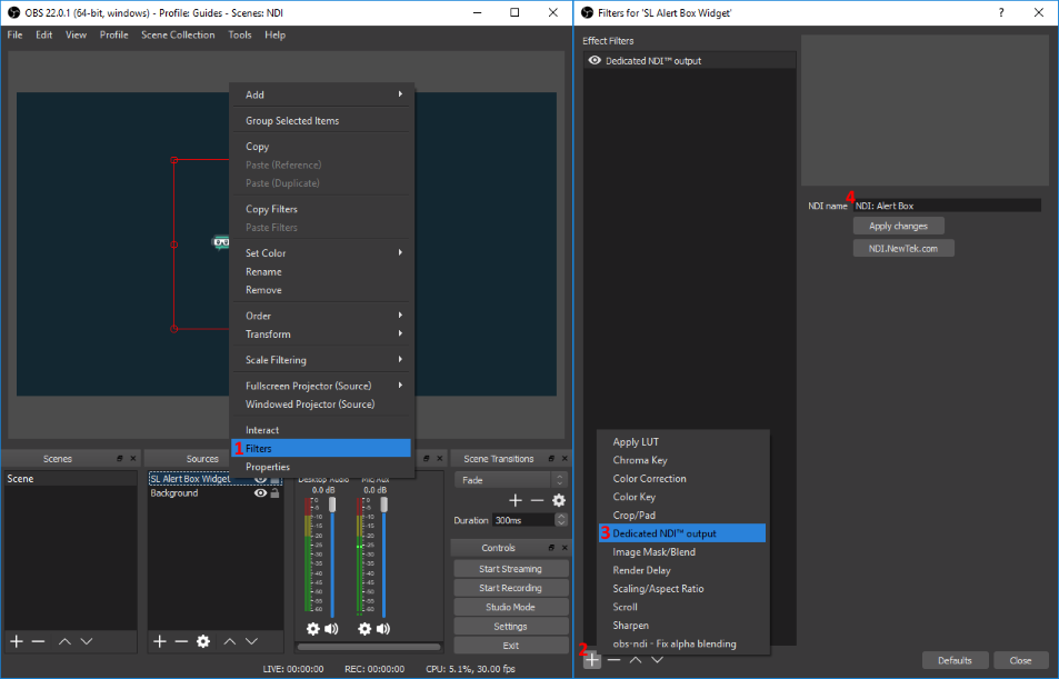 streamlabs obs ndi