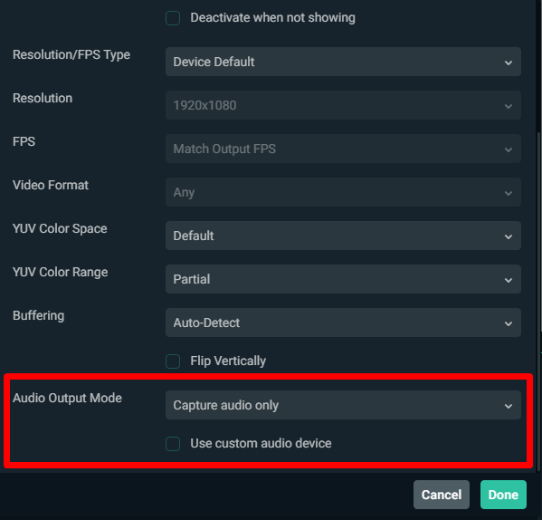 audio virtual cable obs