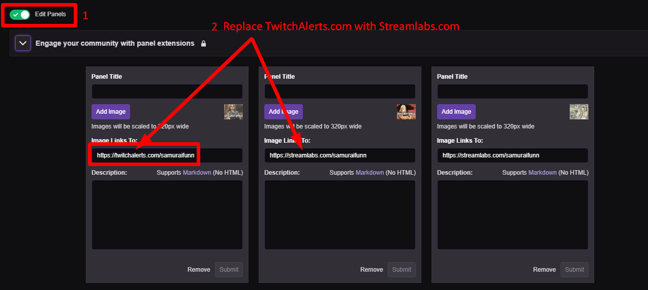 how to set up streamlabs for twitch