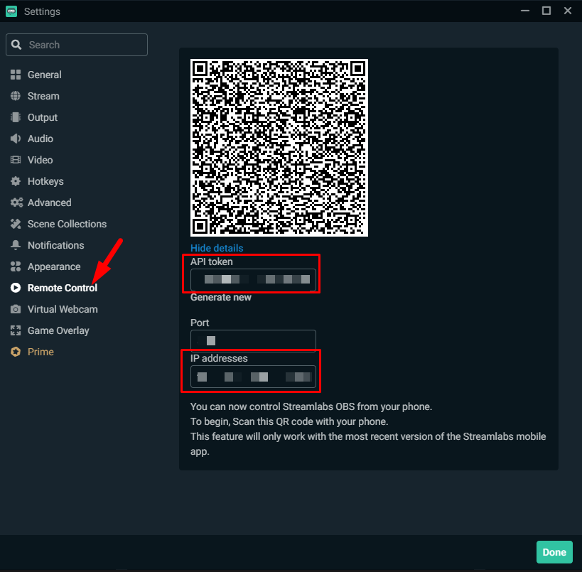 streamlabs dashboard